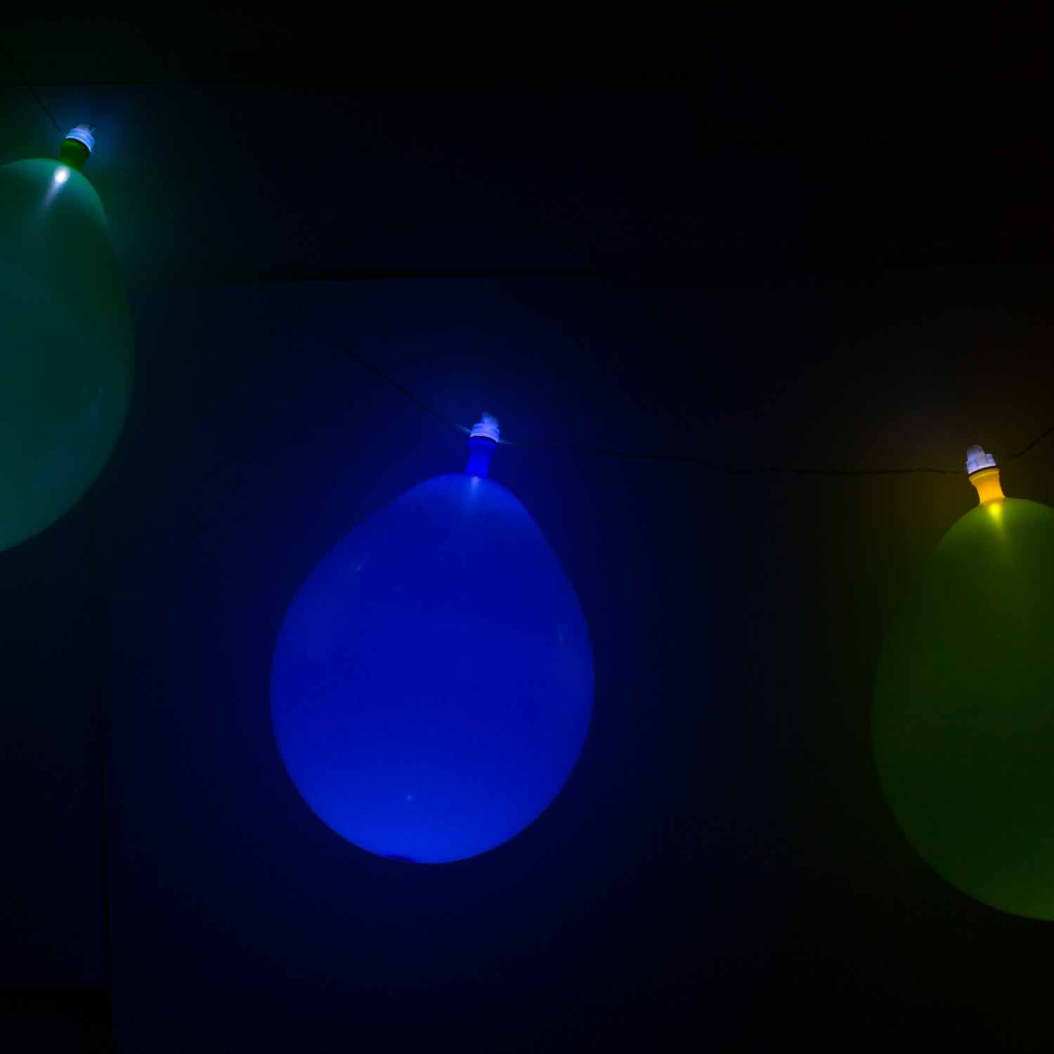 Ballon Lichterkette - LED Zimmer Deko
