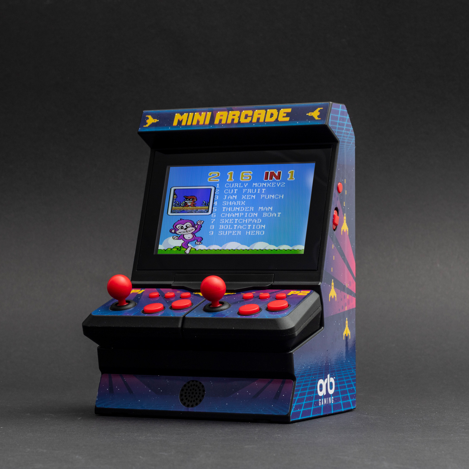 Retro Arcade Konsole für 2 Spieler inkl. 300x8 Bit Spiele