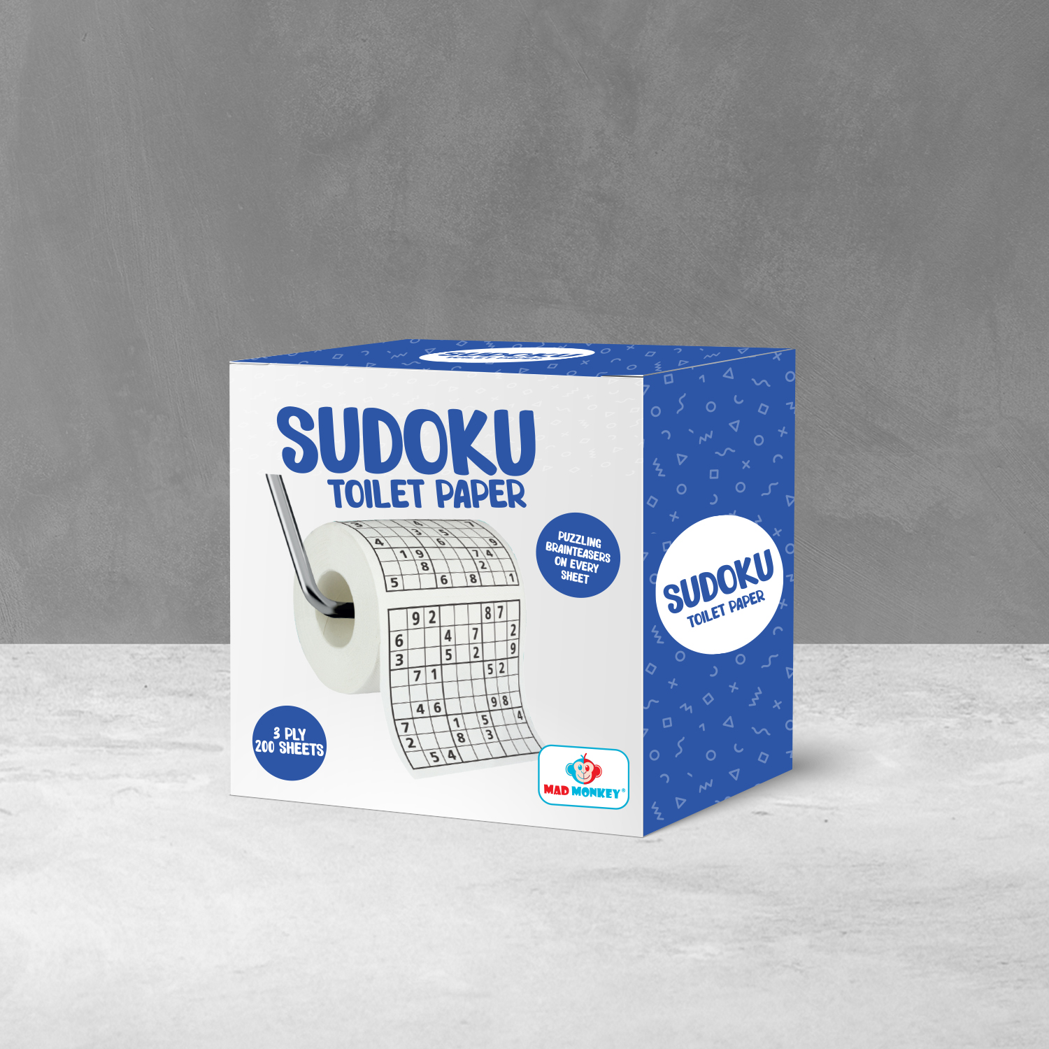 Mad Monkey - Toilettenpapier Sudoku