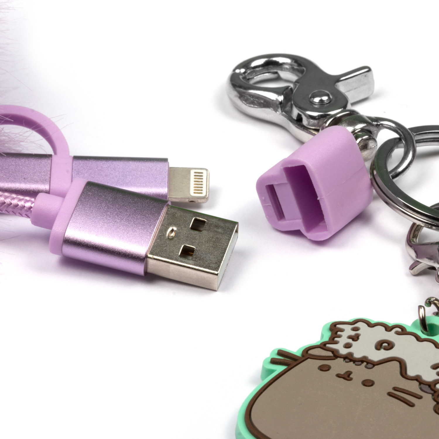 Pusheen - 3in1 USB Ladekabel PomPom