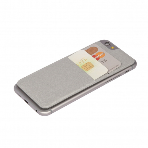 Kartenetui für Smartphones (selbstklebend) - 2 Kartenfächer Portemonnaie