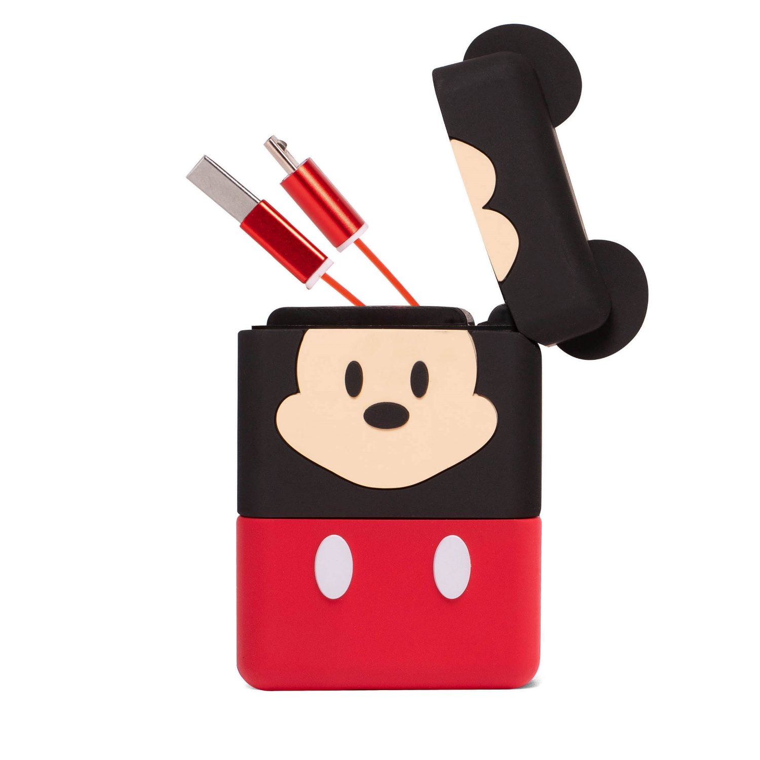 Mickey Mouse Figur 3in1 Ladekabel