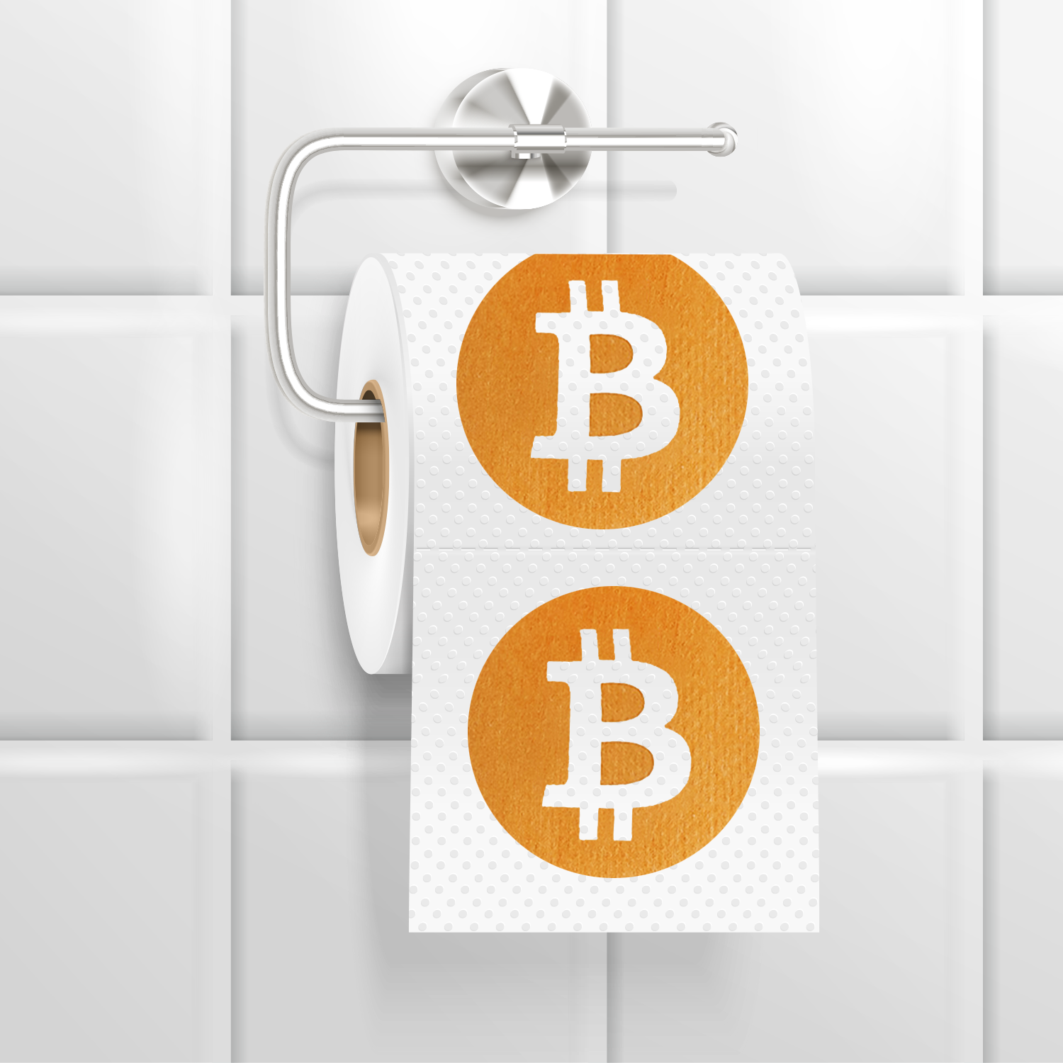 Mad Monkey - Toilettenpapier Bitcoin