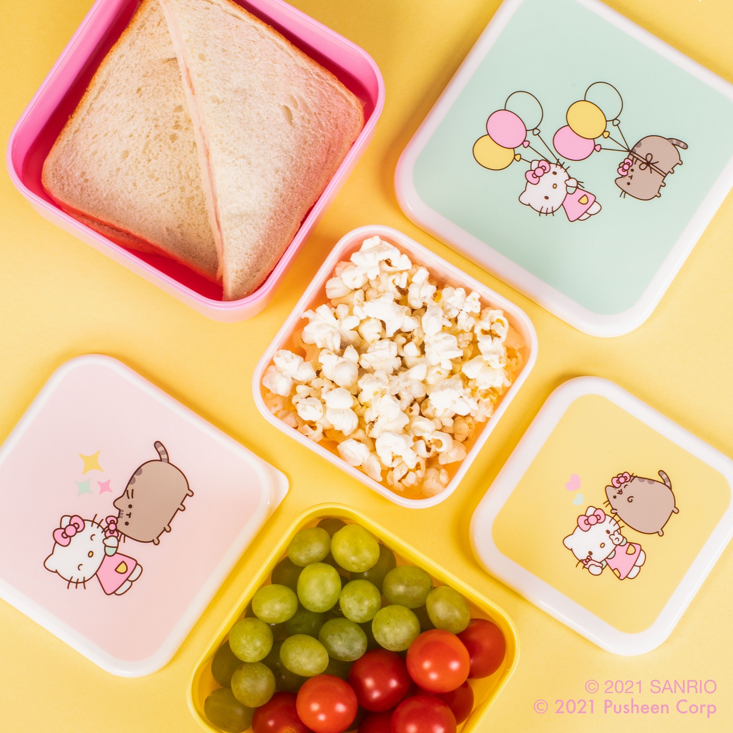 Lunch Box Kinder - Pusheen & Hello Kitty