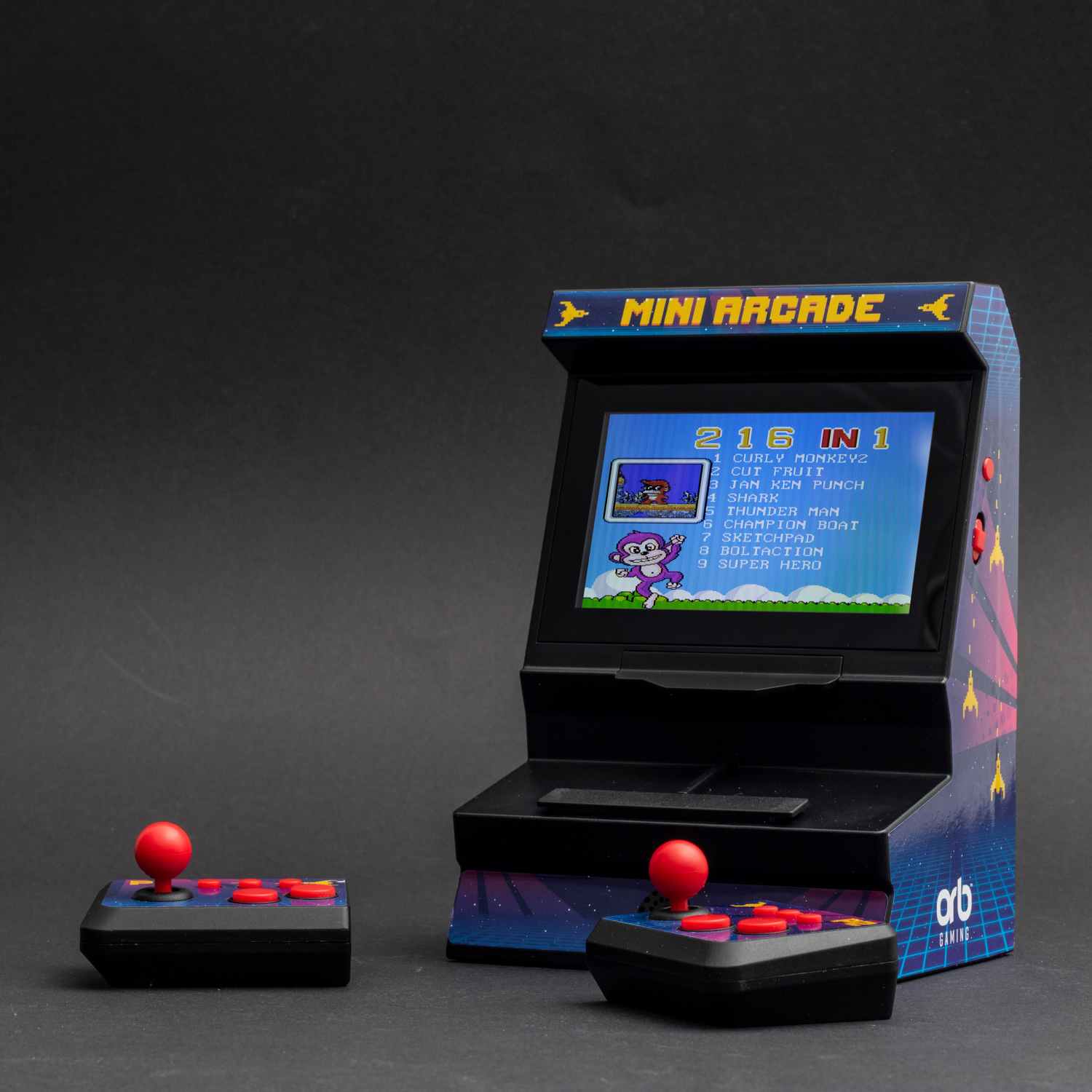 Retro Arcade Konsole für 2 Spieler inkl. 300x8 Bit Spiele