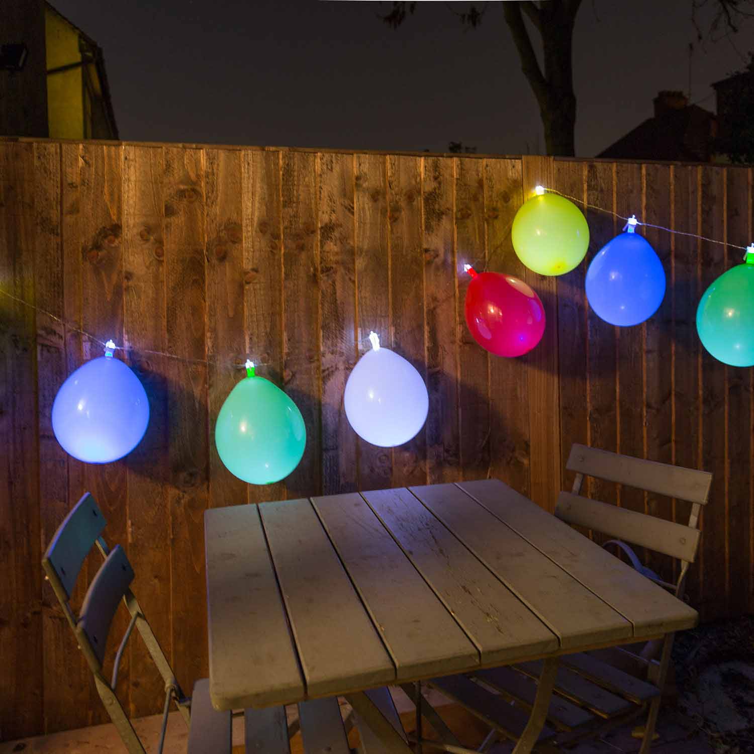 Ballon Lichterkette - LED Zimmer Deko